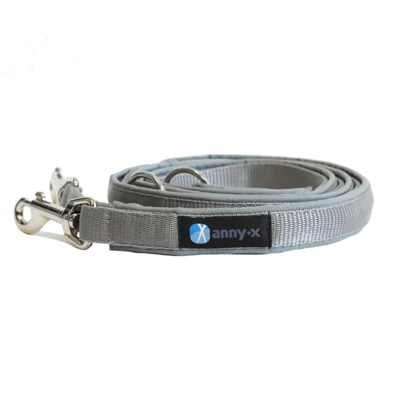 annyx Führleine Classic Bolt Fun grau/silber